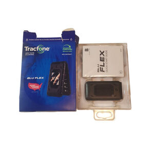 BLU Flex Black Flip Cell Phone One Size Brand New in Box